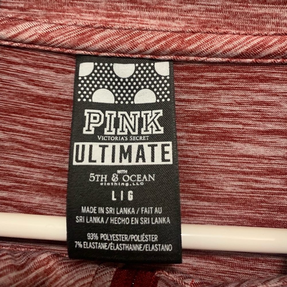 PINK Ultimate Half Zip Cyclone Pullover Size Large - Picture 3 of 3